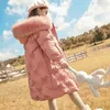 Down Coat Children's Winter Jacket For Girl Long Warm Down Cotton Coat New Kids Windbreaker Cold Clothes Tonåring Overcoat Snow Wear R230905