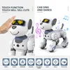 ElectricRC Animali Divertenti RC Robot Elettronico Cane Acrobazia Comando vocale Programmabile Touchsense Canzone musicale per giocattoli per bambini 230906
