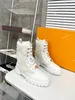 Designer Autunno e Inverno Record Ranger Stivali moda Donna Laureate Platform Desert Boots lusso in pelle pizzo stivali alti di alta qualità Taglia 35-41