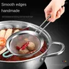 Baking Tools Fine Mesh Food Stainless Steel Strainers Screen Oil Strainer Flour Sieve Optionally Kitchen Accessories