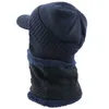 Береты CAMOLAND, вязаная теплая шапка, намотка для улицы, для мужчин и женщин, плюшевый пуловер на осень-зиму, кепка, шарф, комплект защиты ушей, шерсть