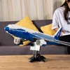 Blockerar idéer Boeing 787 Airliner Building Block City Airplane Passagerarplan Transportplan Toys For Kids Birthday Presents R230907