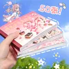 Diğer Dekoratif Çıkartmalar 50 Sheets Kawaii Zephyr Anime Karakterleri Washi Desen Günlüğü Diy kesim Klip Sanat El Hesap Dekorasyon Malzemesi 230907