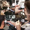 Barbeadores elétricos Máquina de cortar cabelo em forma única Lâmina móvel Trimmer Display LCD USB recarregável para salão de beleza homens corte barbeiro 230906