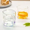 Bicchieri da vino Irregolari Aspetto elevato Bere Tazza da bevanda Tazza da caffè ghiacciata Bicchiere da birra carino per acqua Tazze da whisky