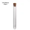 Storage Bottles Scientific Experiments Laboratory Clear Plastic Test Tubes Containers With Corks Caps Wedding Favor Gift Tube