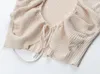 Pulls pour femmes Beige Couleur Mode Tricot Femmes Pull Pull Pull Pleine Manches Dos Ouvert Bonne Qualité Lady Slim Tops Jumpers Vêtements