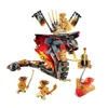 Modèle d'avion Fire Fang Spinjitzu blocs de construction compatibles 70674 serpent Kit briques classique film modèle enfants jouets pour cadeau 230907