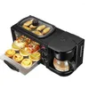 Electric Ovens Oven Three In One Breakfast Machine Multifunctional Egg Tart Baking Bread Small