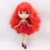 Dolls ICY DBS Doll Series NoBL1061 Red curly hair with makeup JOINT body 16 BJD OB24 ANIME GIRL 230907