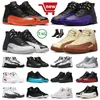 Jumpman 12s Men basketskor 12 Field Purple Influense Royal Muslin University Blue Gold Women Mens Trainers Outdoor Sports Sneakers