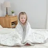 Couvertures d'emmaillotage 120x150cm 4 et 6 couches en mousseline de Fiber de bambou couvertures pour bébé enveloppement né bébé enfants serviette de bain enfants couverture de couchage 230907