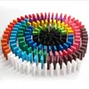 Blokken 100120 stks Kinderen Kleur Sorteren Regenboog Hout Domino Kits Vroege Heldere Domino Games Educatief Speelgoed voor Kid Gift 230907