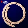 Pendanthalsband Bubble Letter Miami Cuban Link Chain for Men Necklace Choker Charms Gold Color Iced Out Fashion Jewelry Trend 230907