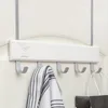 Cuencos 1 pieza Gancho de puerta trasera Percha de pared sin perforaciones Baño Ropa sin clavos Perchero para colgar Abrigo y tapa