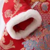 Down Coat Vestes d'hiver pour enfants enfants manteau en duvet épais veste de bébé pour les filles Style chinois nouvel an vêtements d'extérieur pour filles 2 4 5 6 7 R230905