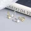 Boucles d'oreilles créoles en argent 925, aiguille, pompon, amour, cœur, Piercing pour femmes et filles, Punk, fête d'oreille, bijoux de mariage, cadeau Eh548