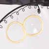 Hoop Earrings Fashion Diameter 6Cm Jonc Boudiste Colorful Lightweight Silicone Glitter Filled Jelly Bouddhiste For Women