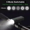 Bike Lights BOLER Bicycle Light 4800 Lumen USB Chargeable Rainproof MTB Set With 2 Holder 10000mAh Flashlight Accessories 230907