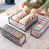 Storage Boxes Bins Closet Organizer Clothes Bras Socks Underwears Jeans Tshirt Drawer Box Household Wardrobe Pants Bag 230907