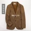 Herrdräkter 2023 Fashion Autumn Winter Casual Business Jackets Male Slim Formal Suit Coats Men Tweed Woolen Dress Blazers i407