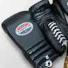 Gants de sport 10/12/14/16 oz Gant de boxe professionnel Tether en peau de vache MMA Muay Thai Sanda Gant d'entraînement Grant Pattern Latex Liner Boxing Glove 230906