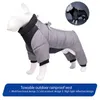 Abbigliamento per cani Gilet per animali domestici Cappotto termico Impermeabile antivento Comodo tessuto riflettente per cani per l'autunno inverno caldo giacca a 4 colori