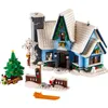 Aircraft Modle 1445Pcs Santas Visit 10293 Building Block Kit Gifts For Kids Winter Railway Station Christmas Present Bricks Toys Children 230907