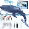 ElectricRC animaux télécommande requin jouets contrôle baleine RC bateau eau pour enfants âge 812 extérieur enfant 230906