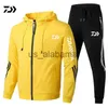 Men's Tracksuits 2023 Mens Outdoor Tracksuit Casual Jacket Set for Men Stylish Camping Fishing Wear with Splicing Design Sports Hoodies Suits x0907