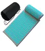 Tapis de yoga Spike Acupuncture Tapis de massage CushiontPillow Masseur appro6742cmCoussin d'acupression Stress Soulager les douleurs du dos 230907