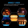 12 Led stroboscope voyant d'avertissement pas cher stroboscope Grille clignotant barre lumineuse camion voiture balise lampe ambre feu de circulation 12 V 24 V voiture lumière