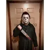 Party Masks Halloween 1978 Michael Myers Mask Horror Cosplay Costume Latex Masks Halloween Props for Adult White High Quality x0907