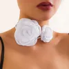 Choker 2 Stuks Gothic Rose Bloem Kettingen Mode Bloemen Charme Neckchain Voor Vrouwen Dames Y2K Sieraden Cadeau Accessoires