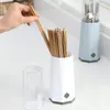 Küche Lagerung Diamant Muster Stäbchen Behälter Löffel Box Mit Staub-proof Halter Kunststoff Ablauf Utensil Rack