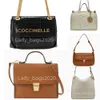 coccinelle bags frances 비트 호보 백 여자 C 쇼핑객 디자이너 토트 대형 체인 백 럭셔리 아이리스 가방 핸드백 가닥 핸드백 어깨 크로스 바디 백 지갑