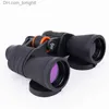 Teleskop Nyaste 20x50 High Power Professional Military Binoculars Stora okular Mål Teleskop utomhusjakt Camping Teleskop Q230907