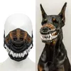 Köpek yaka taslaklar moda ağız maskesi yastıklı lateks kauçuk muzzles büyük rol oynatma yavrusu cadılar bayramı cosplay po props 230906