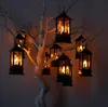 Other Festive Party Supplies Halloween Decorations Led Candle Light Pumpkin Ghost Hanging LED Lantern Lamp Horror Props Home Bar Decor Supply 230907