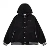 # 3 Cardigan Zipper Trench Coats Designer Hommes Femmes Coupe-vent Coupe-vent Triangle Icon Noir et blanc Fermeture à glissière latérale 0013