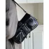 Вечерние сумки HAEX Punk Женская сумка Trend Vintage PU Подмышки через плечо Bolso Mujer Harajuku Moto Style Индивидуальная сумка A Main Femme 230906