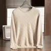 Herensweaters Kasjmier trui voor heren in de herfst en winter Ronde hals Grote maat Basis Warm Casual Top Th