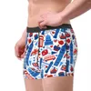 Cuecas inglesas masculinas roupa interior londres boxer briefs shorts calcinha impressa macia para masculino s-xxl