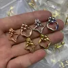 Geometriska ihåliga charmbrev Fashion Design Earring Lucky Gold Party Gift Jewelry for Women Jewelry Gifts HLVE8 --80