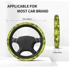 Stuurwielhoezen 38 cm Shrek Collage Zachte Glimlachvlecht op de hoes Auto-styling Geschikte auto-accessoires