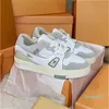 2023 Designer Luxurys varumärke Casual Shoes For Men Womens White Natural Green Grey Cream Black Purple Mens Sports Sneakers Trainers