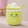 New Cute Ice And Snow Milk Tea Cup Pillow Plush Toy Gifts To Girlfriend On Valentine's Day 0513