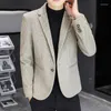 Men's Suits Autumn And Winter Business Casual Suit Fashion Slimming Trend Thick Single West Coat Guy With Korean Version