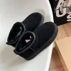 Vrouwen Winter Ultra Mini Boot Designer Australische Platform Laarzen voor Mannen Echt Leer Warme Enkel Bont Booties Luxe Schoen EU44