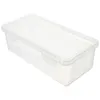 Plates Bread Storage Box Fridge Fruit Canister Case Fresh Keep Holder Refrigerator Sealing